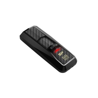 2. Silicon Power Blaze B50 USB Flash Drive 256GB USB Type-A 3.2 Gen 1 (3.1 Gen 1) Black