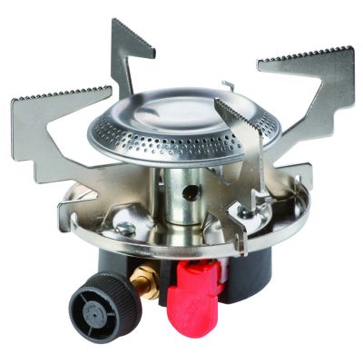 2. Gas camping stove with gas cartridges (thread or valve) ATOS piezo igniter 1.8kW