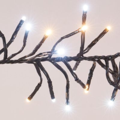 CHRISTMAS TREE LIGHTS LIGHT CHAIN 3000 LED TIMER COOL WHITE AND WARM WHITE