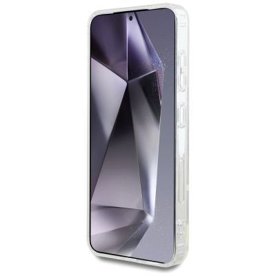 5. Case Karl Lagerfeld Rhinestones Karl Head Logo Samsung Galaxy S25 transparent