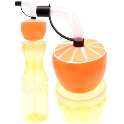 4. SPORTS BOTTLE WITH STRAW 500 ML YELLOW EXCELLENT HOUSEWARE