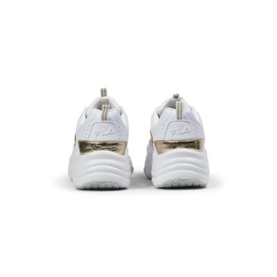 6. Fila Skye ZP women's sports shoes sneakers fashionable white with gold