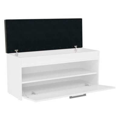 2. Shoe cabinet with storage PARMA 100x35xH49 white