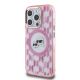 3. Karl Lagerfeld IML Monogram Karl & Choupette Head MagSafe Case for iPhone 15 Pro Max - Pink