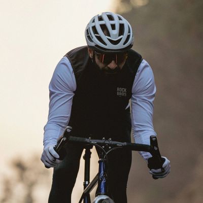 11. Rockbros TLMJ002 ROAD TO SKY windproof vest insulated L - black