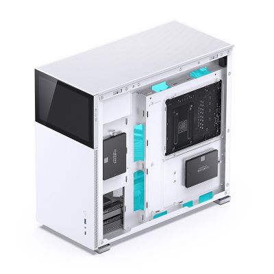 14. Jonsbo D41 screen computer case, white