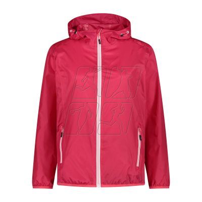 Cmp Woman Rain Fix Hood Jacket W 3X53256-37CC