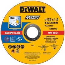 METAL DISC 125x1.0mm INOX /100pcs DT2054 .DEWALT