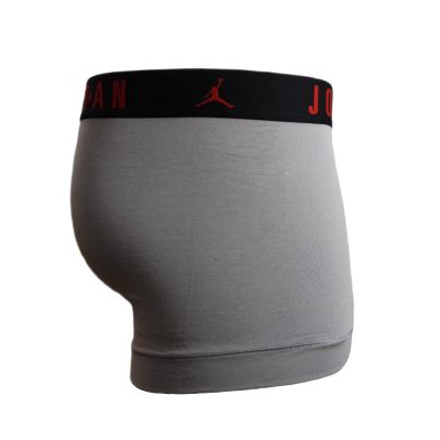 3. Air Jordan Flight Cotton Core Boxer 3-pack Grey/Black/White men's boxer shorts - JM0693-F66