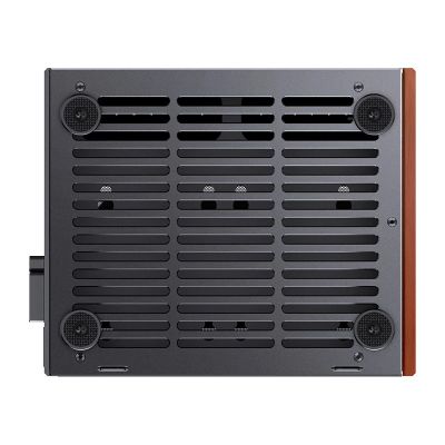 18. Jonsbo T6 Case, Mini-Tower, Mini-ITX, Tempered Glass, Wood - Black