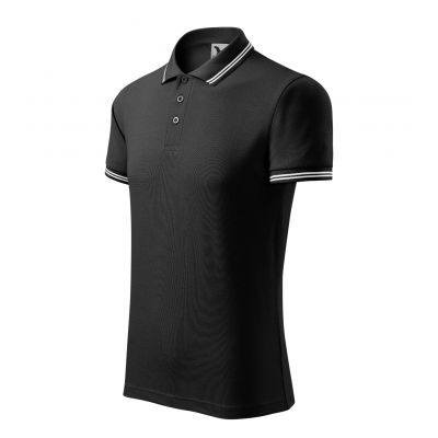 Adler Urban M MLI-21901 black polo shirt
