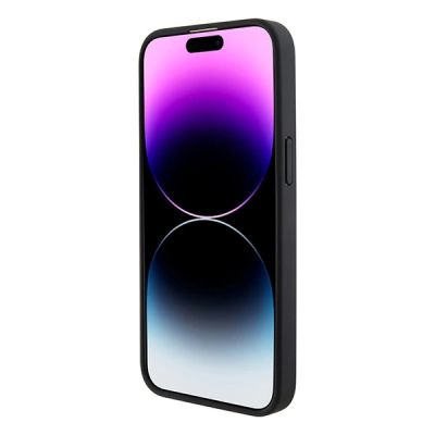 5. Ferrari Perforated Waves Metal Logo case for iPhone 15 Pro - red