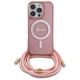 2. Guess Crossbody Cord Script MagSafe Case for iPhone 16 Pro Max - Pink