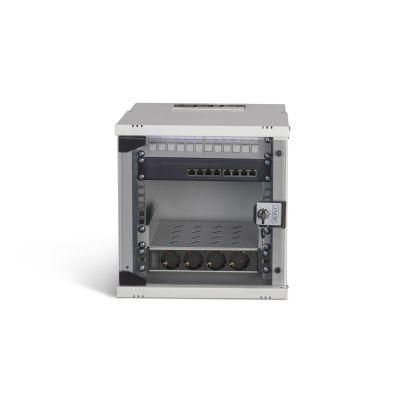 12. 10" network package, 6U rack and hardware, gr SOHO Pro version, no assembly required