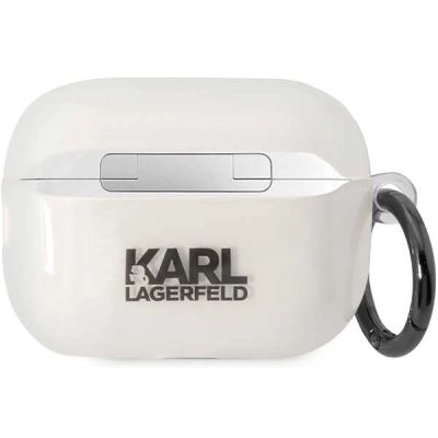 2. Karl Lagerfeld KLAP2HNCHTCT Airpods Pro 2 cover transparent Ikonik Choupette
