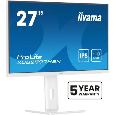 13. IIYAMA monitor 68.5 cm (27") XUB2797HSN-W2 16:9 HDMI+DP+USB-C