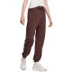 16. adidas Essentials Small Logo French Terry Cuffed Women's Pants Brown JX3864