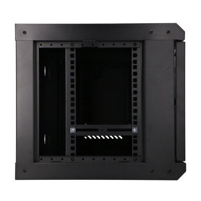 3. Extralink LITE 6U 530X400 WALL-MOUNTED RACKMOUNT CABINET BLACK Freestanding/Wall/Floor Rack Black