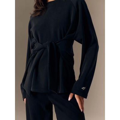 5. Women's regular sweatshirt with ties and modal 4F 4FRSS26TSWSF2784-20S