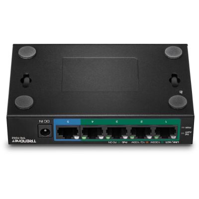 4. TRENDnet Switch 5 Port Gbit PoE+ 32W Metall