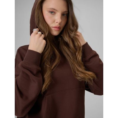 6. Women's regular hooded sweatshirt 4F 4FRSS26TSWSF2926-80S