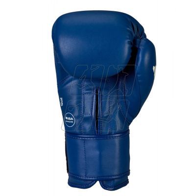 3. adidas Iba Cactus Leather Boxing Gloves ADIIBAG1C-Blue