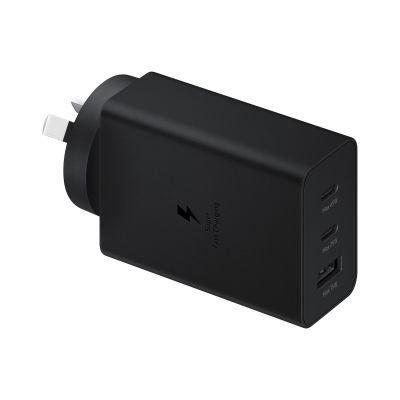 22. Samsung 65W Power Adapter Trio, Black