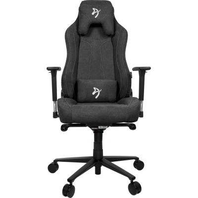 7. Arozzi Vernazza Dark Gray Fabric Gaming Chair