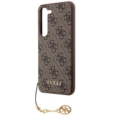 6. Guess 4G Charms Collection case for Samsung Galaxy A35 - brown