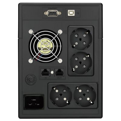 4. POWER WALKER UPS LINE-IN VI 3000 SCL (4X SCHUKO 230V, RJ11/45 IN/OUT, USB, LCD)