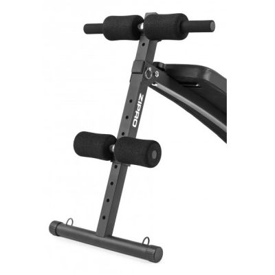 3. ZIPRO SLANT Flat Workout Bench Adjustable Backrest Gym, Home Black