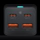15. Baseus GaN3 Pro fast universal GaN charger 2 x USB Type C / 2x USB 100W PD3.0, QC4.0 +, AFC black (CCGP000101)