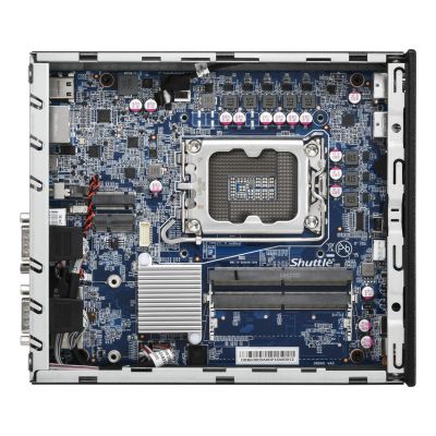6. Shuttle DB860 Barebones PC Size 1.35L Black Intel B860 LGA 1851 (Socket V1)