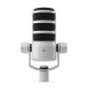 4. RODE PodMic USB White - Dynamic Podcast Microphone