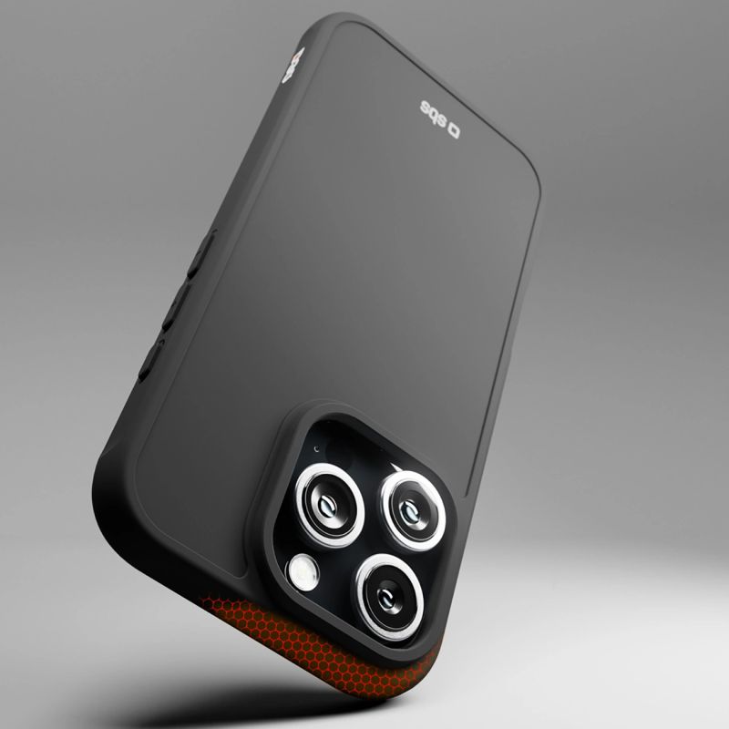 3. SBS Full Active D3O Case for iPhone 16 Pro - Black