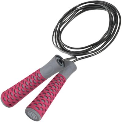 8. FITNESS SKIPPING ROPE PVC 300CM PINK ENERO FIT
