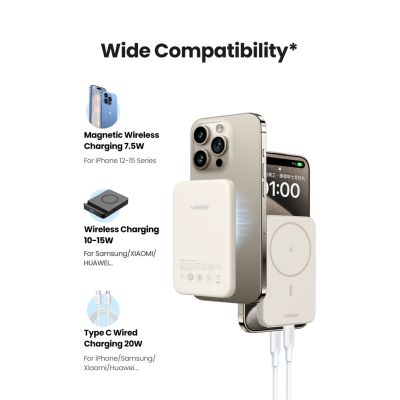 15. Ugreen PB561 Powerbank 10000mAh Cream