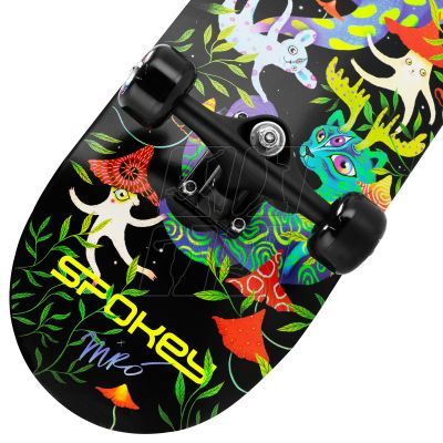 7. Spokey skateboard with glowing graphics Ollie SPK-942542