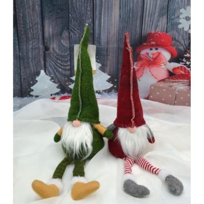 10. DECORATIVE gnome dwarf 30+15cm green