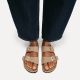 13. Birkenstock Arizona Tabacco Brown narrow men's brown flip-flops (0352203)