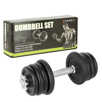 31. Threaded dumbbell SG04 15 (15kg, 8 plates) KGHMS 17-59-120