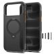 3. Tech-Protect MagAir Stand MagSafe CC Case for iPhone 18 Pro / 17 Pro - Matte Black