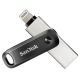 7. SanDisk iXpand GO SDIX60N-128G-GN6NE pendrive (128GB; Lightning, USB 3.0; silver color)
