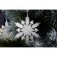 8. SNOWFLAKE BAUBLE PENDANT 2 PCS PATTERN 12 ARMS