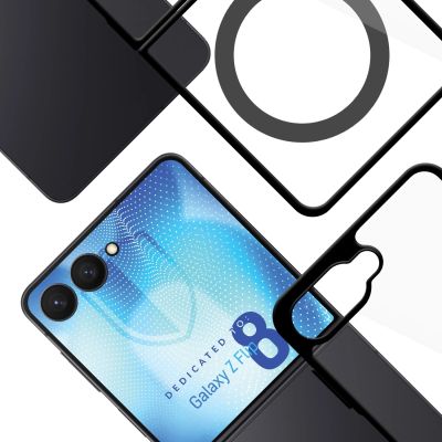 11. 3mk Satin Armor Case+ Flip for Samsung Galaxy Z Flip 8 - transparent