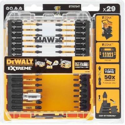 3. DeWalt DT70734T FLEXTORQ ToughCase+ 29-piece Impact Bit Set