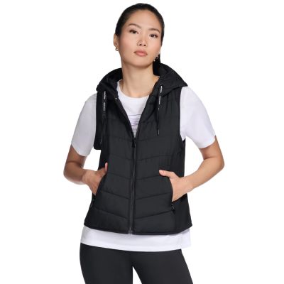 Skechers GO Shield Performance Elite Hooded Vest JA212-BLK Black L