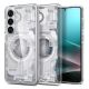 Spigen Ultra Hybrid Mag MagSafe Case for Samsung Galaxy S26 Zero One - Clear and White