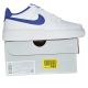15. Nike Air Force 1 White/Deep royal blue women's shoes - CT3839-101