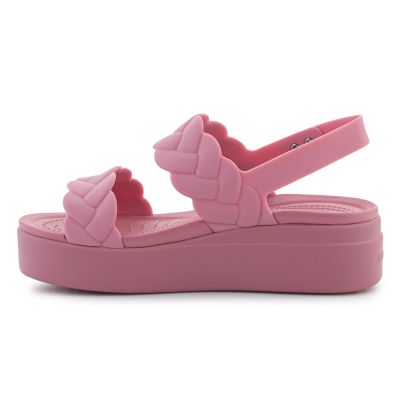 4. Crocs Brooklyn Woven Low Wedge W 209977-6XX sandals